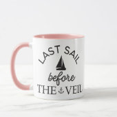 Mug Dernière voile avant le voile Bachelorette (Gauche)
