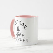 Mug Dernière voile avant le voile Bachelorette (Devant gauche)