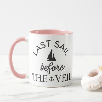 Mug Dernière voile avant le voile Bachelorette