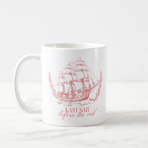 Mug Dernière voile avant l'enterrement de vie de jeune