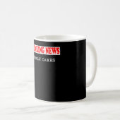 Mug Dernières nouvelles, personne ne s'en soucie (Devant droit)
