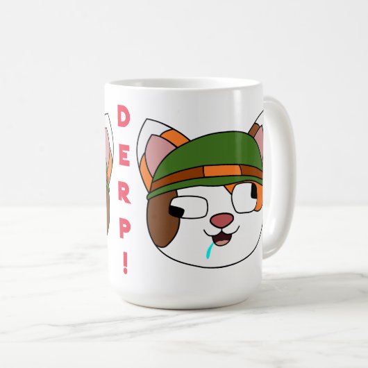Mug Derp Emoji (Devant droit)