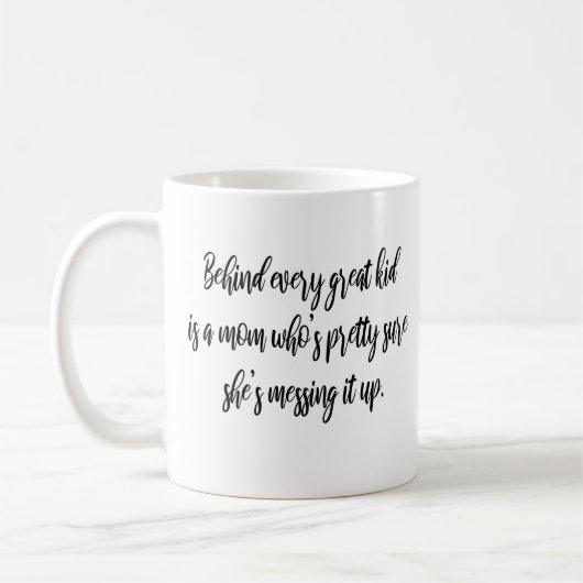 Mug Derrière chaque grand enfant, il y a une maman mod (Gauche)