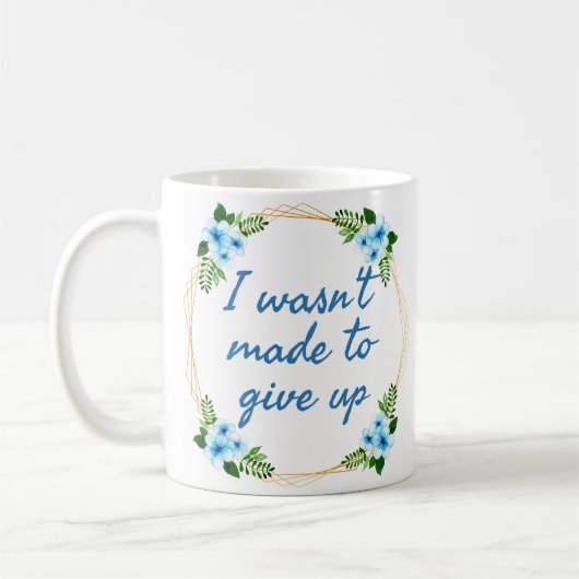 Mug des affirmations inspirantes pour le succès (Gauche)