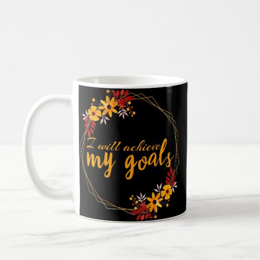 Mug des affirmations motivationnelles pour le succès (Gauche)