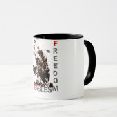 Mug des aigle de la liberté (Devant droit)