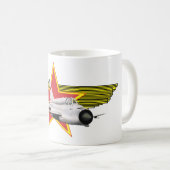 Mug des ailes rouges (Devant droit)