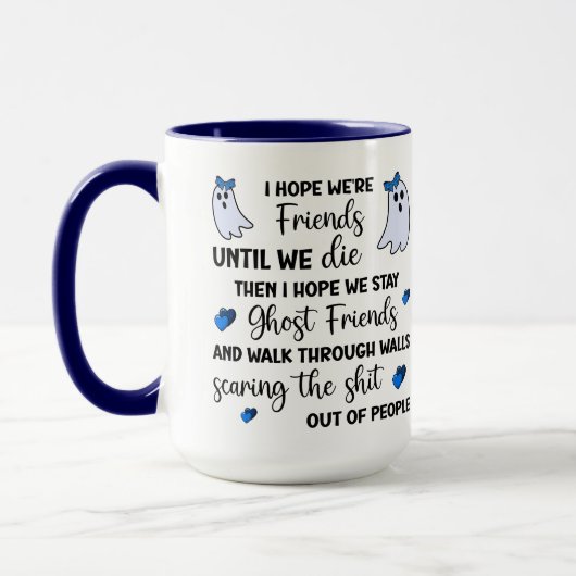 Mug Des amis fantômes pour toujours (Gauche)