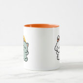 Mug Des amis vrais pour toujours | Cute Cat & Chien Du (Centre)