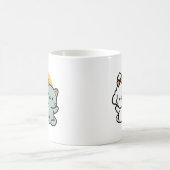 Mug Des amis vrais pour toujours | Cute Cat & Chien Du (Centre)