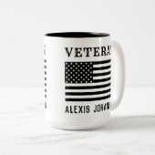 Mug des anciens combattants | Coupe patriotique de (Devant droit)