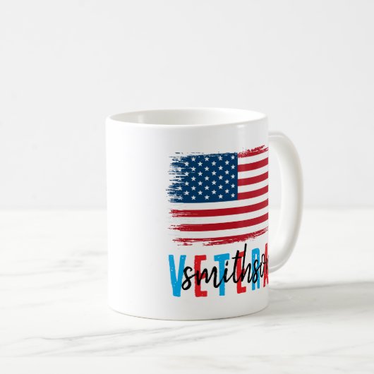 Mug des anciens combattants | Coupe patriotique de (Devant droit)