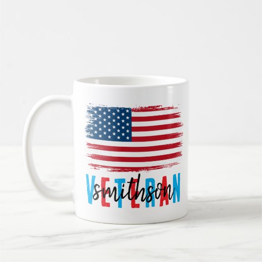 Mug des anciens combattants | Coupe patriotique de (Gauche)