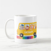 Mug Des animaux joyeux et des enfants en bus scolaire (Gauche)