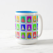 Mug des arbres de Noël (Devant droit)