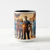Mug Des blouses blanches aux super-héros (Centre)