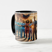 Mug Des blouses blanches aux super-héros (Devant gauche)