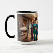 Mug Des blouses blanches aux super-héros (Gauche)