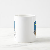 Mug Des bonbons ou un sort Beardie Halloween (Centre)