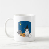Mug Des bonbons ou un sort Beardie Halloween (Gauche)