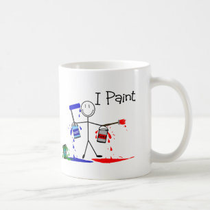 Mug Des cadeaux de peintres "je peins" le personnages