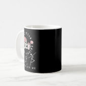 Mug Des câlins gratuits, juste des collants Ne me touc (Devant gauche)