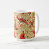 Mug des cardinaux neige d'hiver (Devant droit)