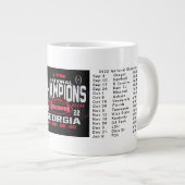 Mug des champions nationaux de Géorgie (Devant droit)