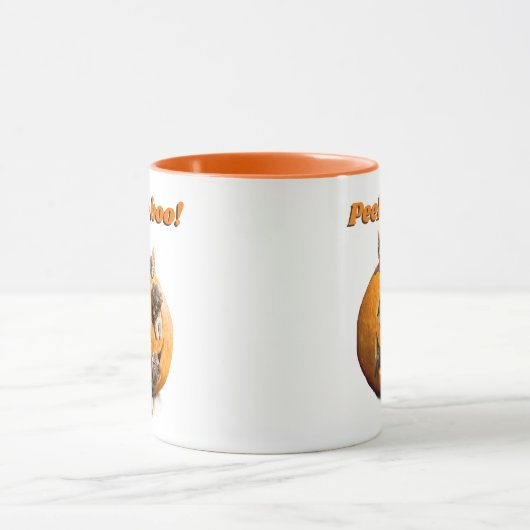 Mug Des chatons à Jack-o-Lantern (Centre)