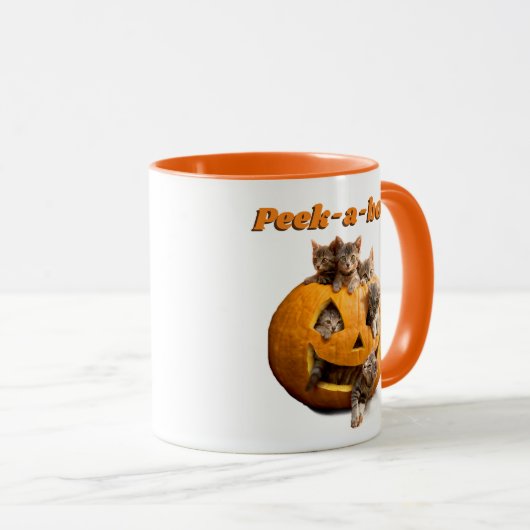 Mug Des chatons à Jack-o-Lantern (Devant droit)