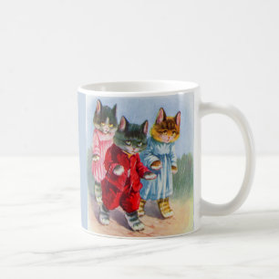 Mug Des chatons habillés dans les années 1930 sous la