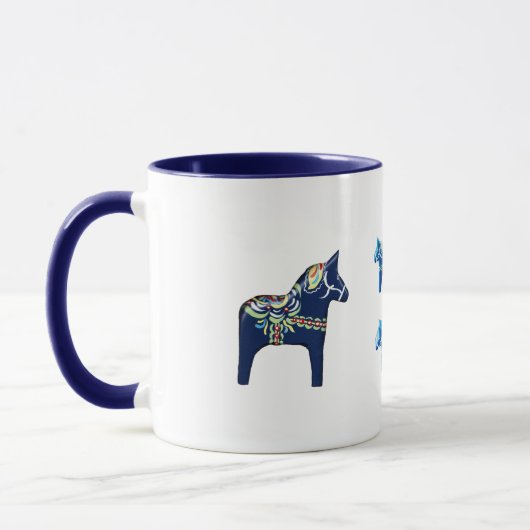 Mug des Chevaux Dala Bleus (Gauche)