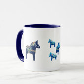 Mug des Chevaux Dala Bleus (Devant gauche)