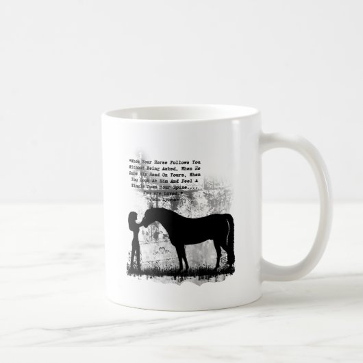Mug Des chevaux vous êtes aimés (Droite)