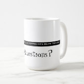 Mug Des citations drôles de café j'ai besoin des (Devant droit)