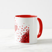 Mug des coeurs de Red Lover (Devant droit)