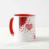 Mug des coeurs de Red Lover (Devant gauche)