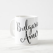 Mug des Coeurs enmêlés bulgares américaines (Devant gauche)