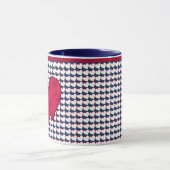 Mug des Coeurs Rouge et Blanc (Centre)