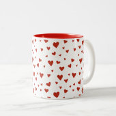 Mug des Coeurs rouges (Devant droit)