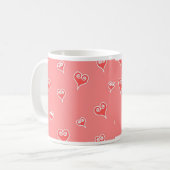 Mug des Coeurs rouges (Devant gauche)
