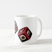Mug dés de l'amour (Devant droit)