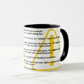 Mug Des décennies "d'Éducation Publique!" (Devant droit)