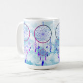 Mug Des drêcheurs de Whimsical dans le ciel (Devant gauche)