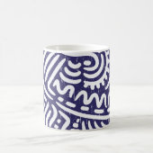 Mug Des éléments ethniques dessinés à la main, des mot (Centre)