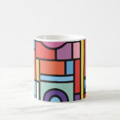 Mug Des éléments géométriques tendance memphis design. (Centre)