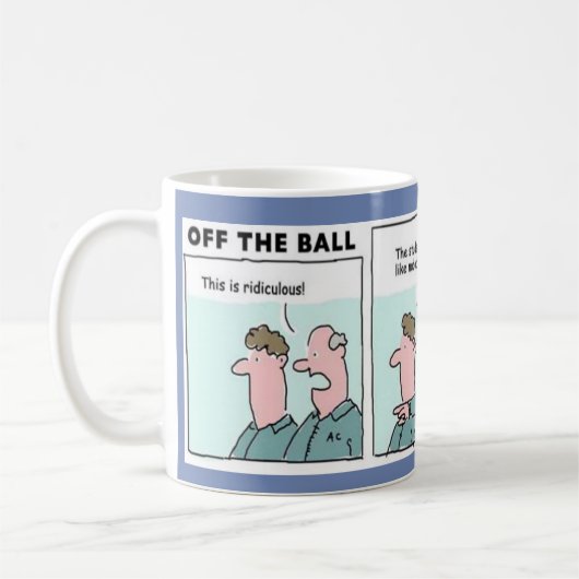 Mug Des étalons au football (Gauche)