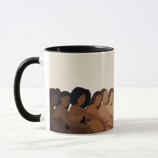 Mug des femmes mélanées (Gauche)