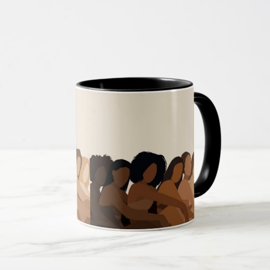 Mug des femmes mélanées (Devant droit)