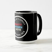 Mug Des femmes nauséabondes votent pour Kamala (Devant droit)